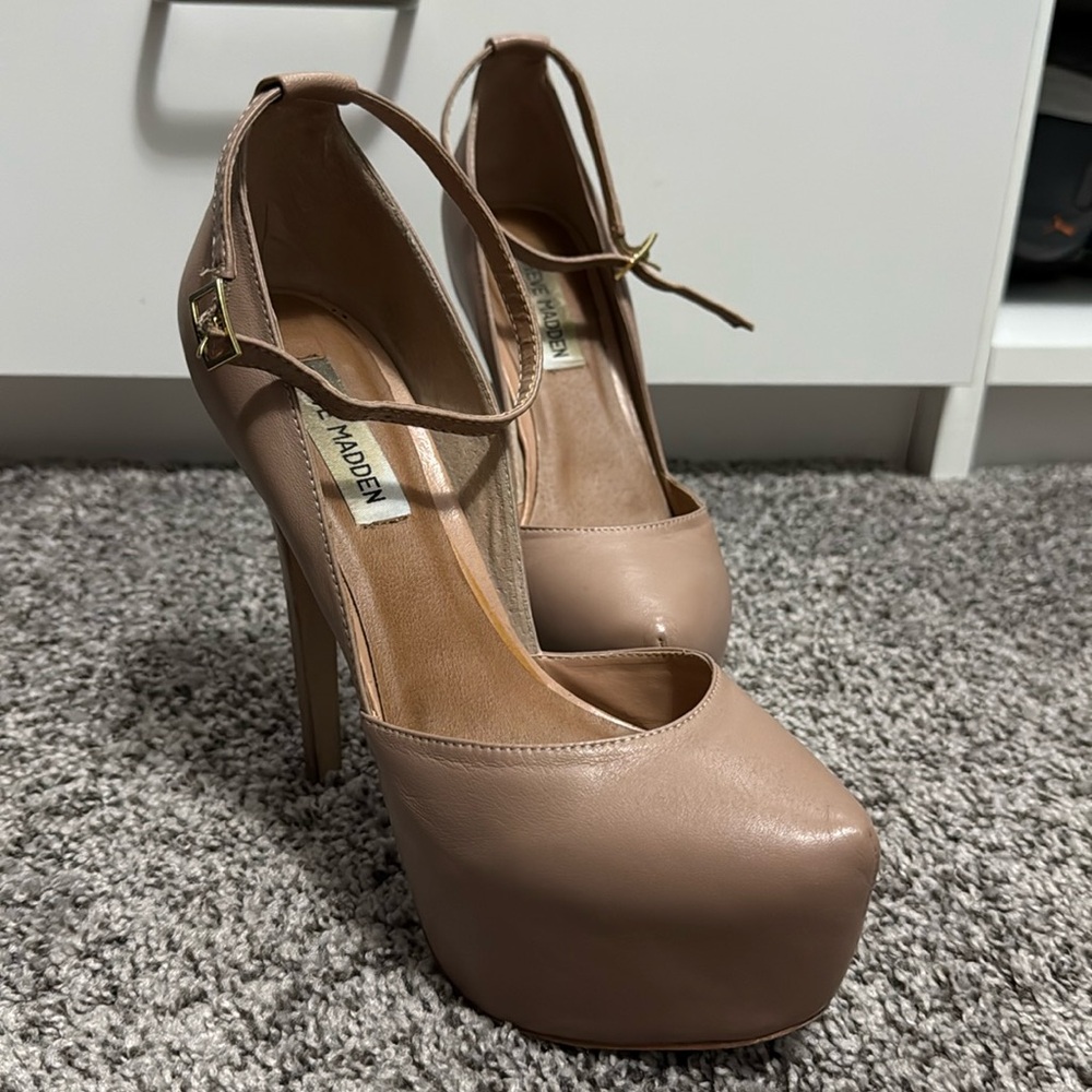 Steve Madden Deeny Blush Lea platform Heel